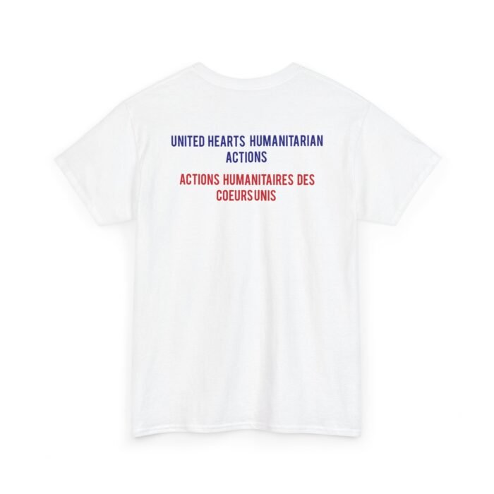 Unisex Humanitarian Actions Tee - Support United Hearts - Image 4