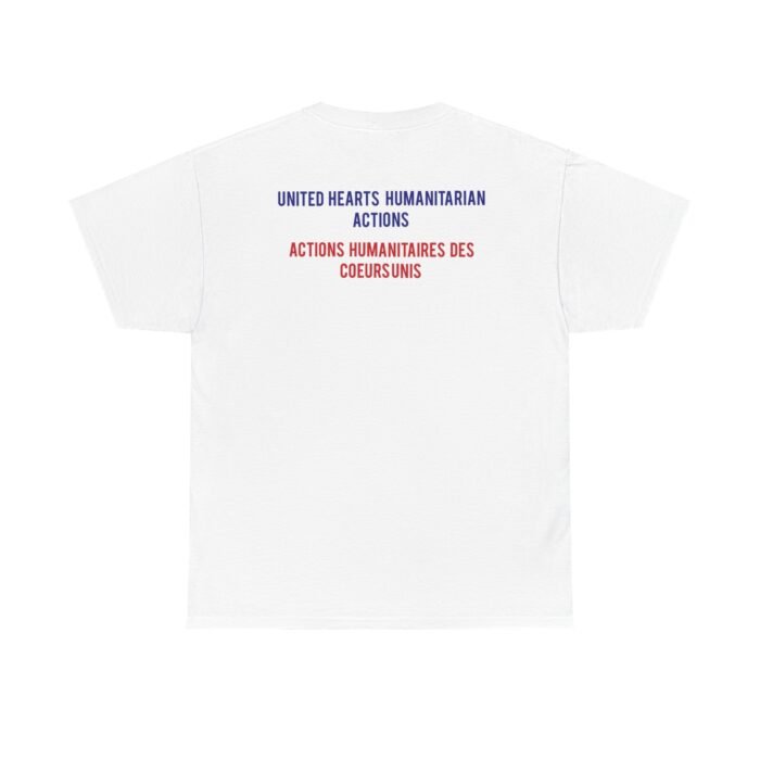 Unisex Humanitarian Actions Tee - Support United Hearts - Image 2